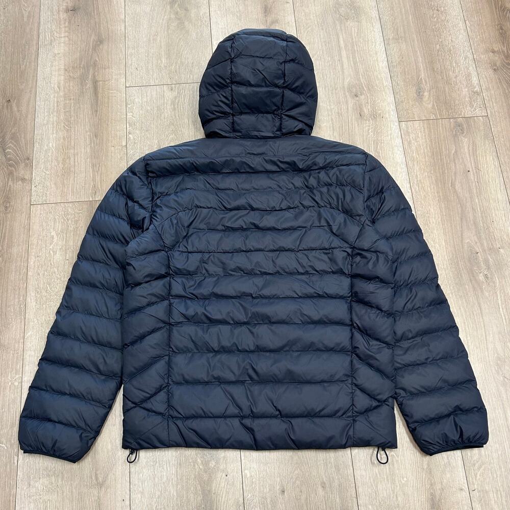Polo Ralph Lauren Hooded Packable Full Zip Puffer Down Jacket Navy size Small S - Picture 8 of 8